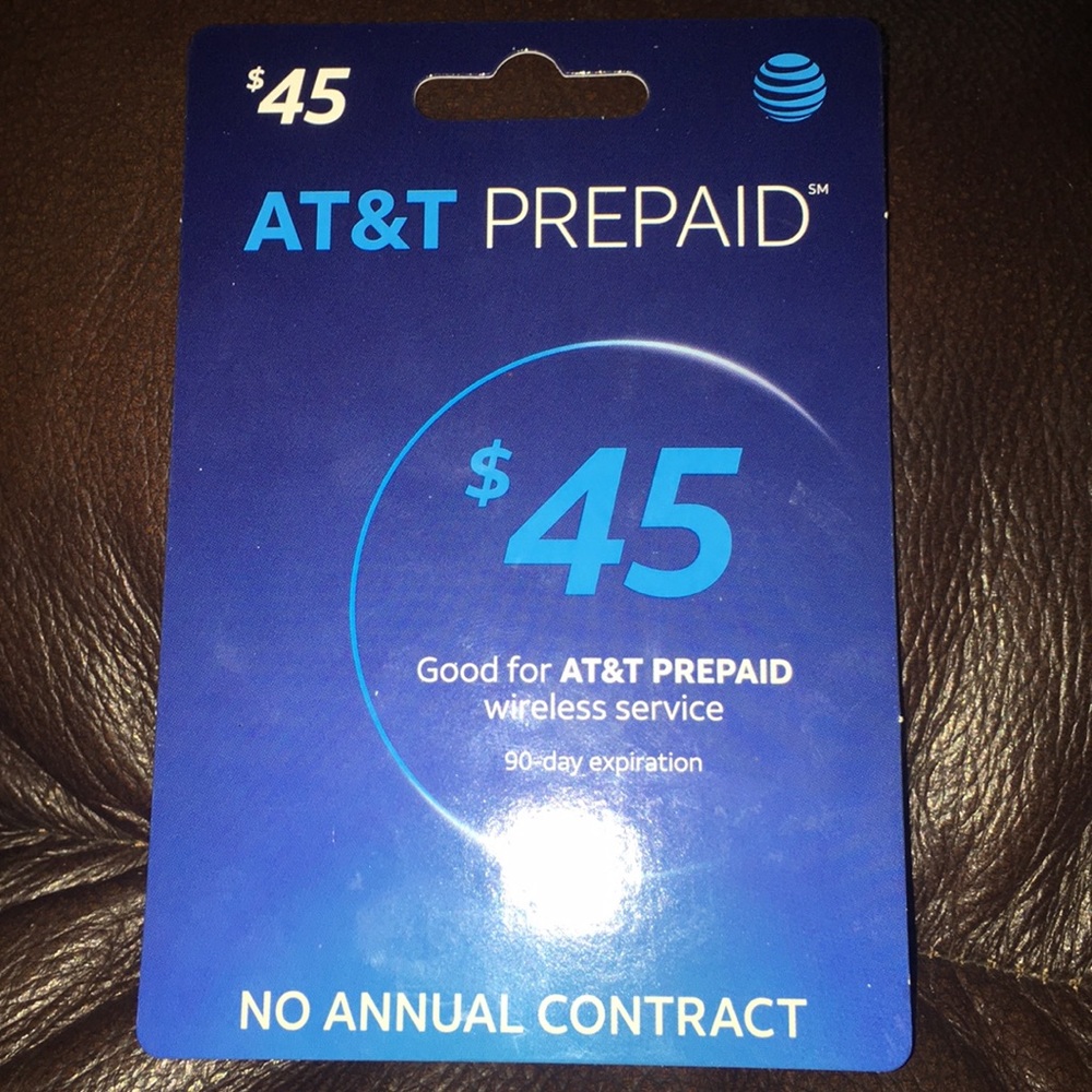 AT&T prepaid card unused